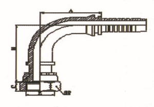 90°ORFS內螺紋平面 ISO 12151-1-SAE J516
