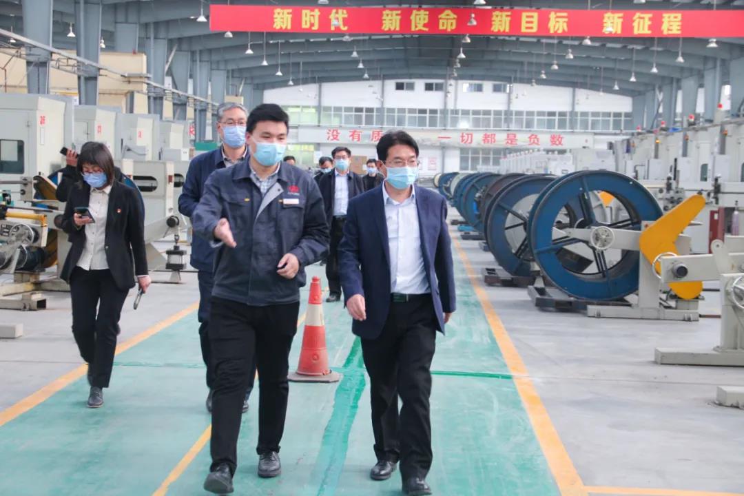 省工業和信息化廳領導蒞臨利通指導智能化制造工作